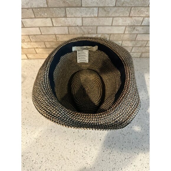 Disney Parks Exclusive Unisex Adult O/S Gold Mickey Mouse Straw Fedora Hat - Picture 4 of 5